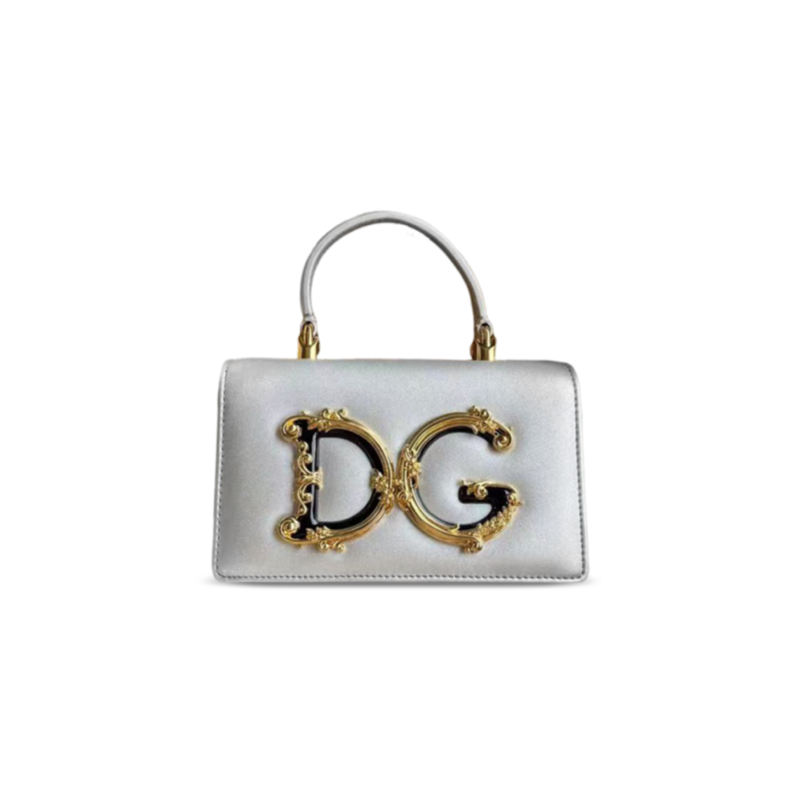 DOLCE GABBANA LEATHER SHOULDER BAG (18*10*5cm)